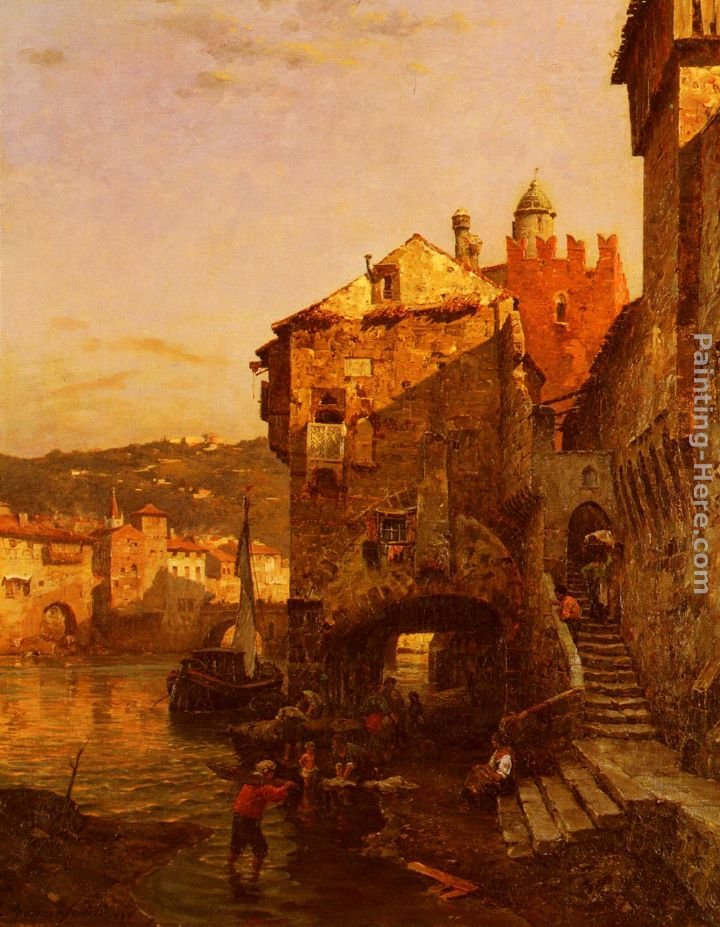 Gustav Bauernfeind Washing Day